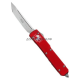 Нож Ultratech T/E Standard Red Tanto Stonewash Plain Microtech складной автоматический MT_123-10RD